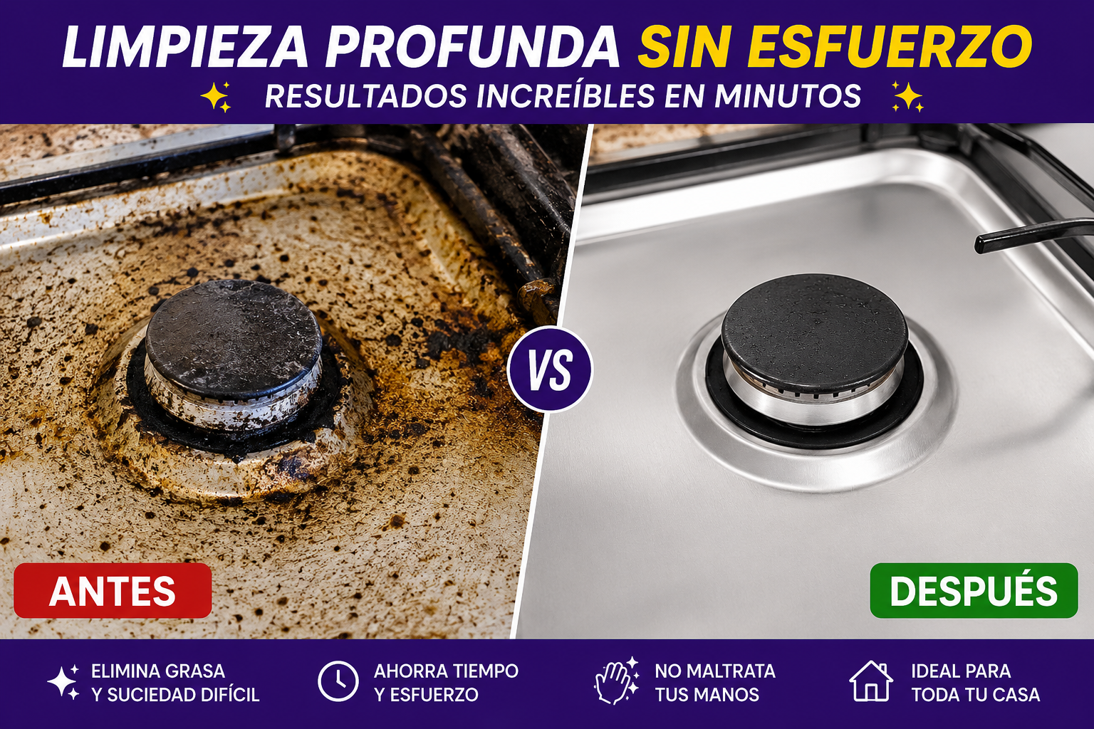 Cepillo TurboClean 9 en 1™ — Limpieza profunda sin esfuerzo