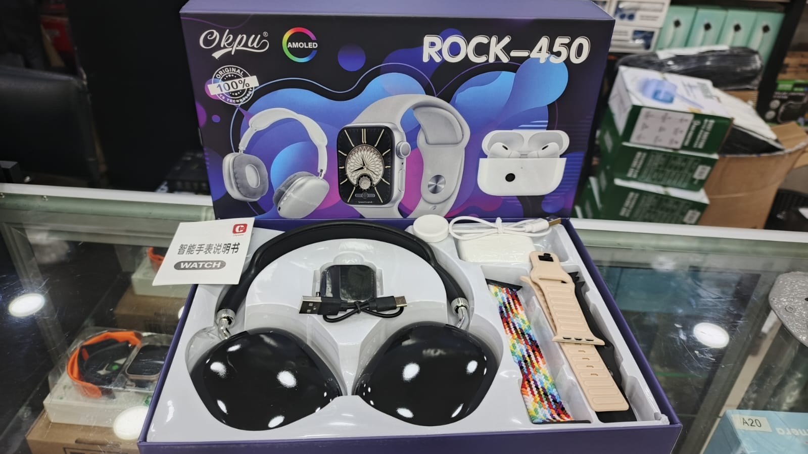 Súper Combo ROCK-450 — Reloj + Diadema Bluetooth al Mejor Precio