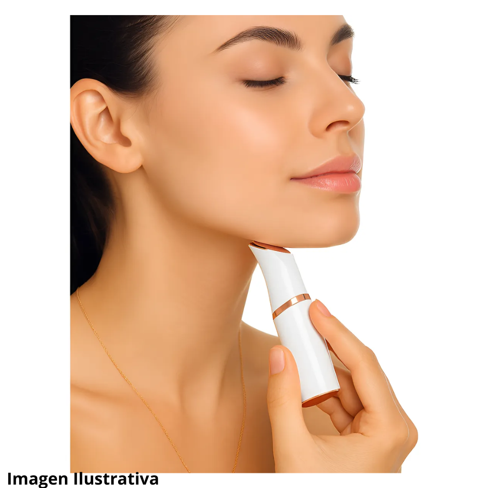 Depilador Facial Eléctrico — Elimina el Vello Facial de Forma Rápida y Sin Dolor