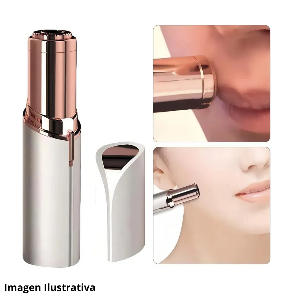 Depilador Facial Eléctrico — Elimina el Vello Facial de Forma Rápida y Sin Dolor