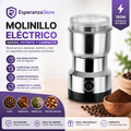 Molino Eléctrico 150W, Café Fresco y Especias en Segundos