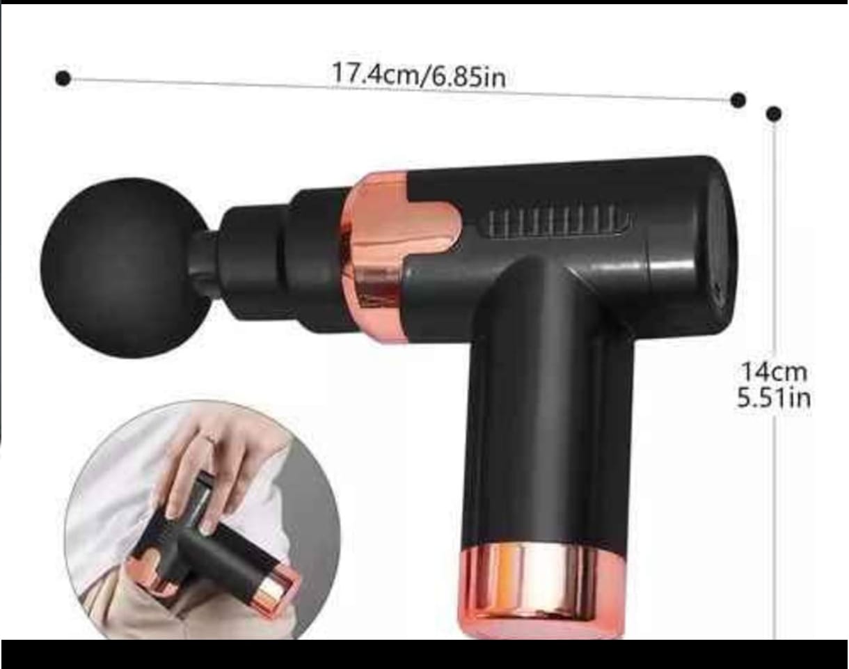 Pistola de Masaje Percutiva — Reduce el Dolor y Relaja tus Músculos en Minutos